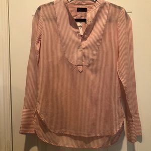 GAP Pink & White striped shirt